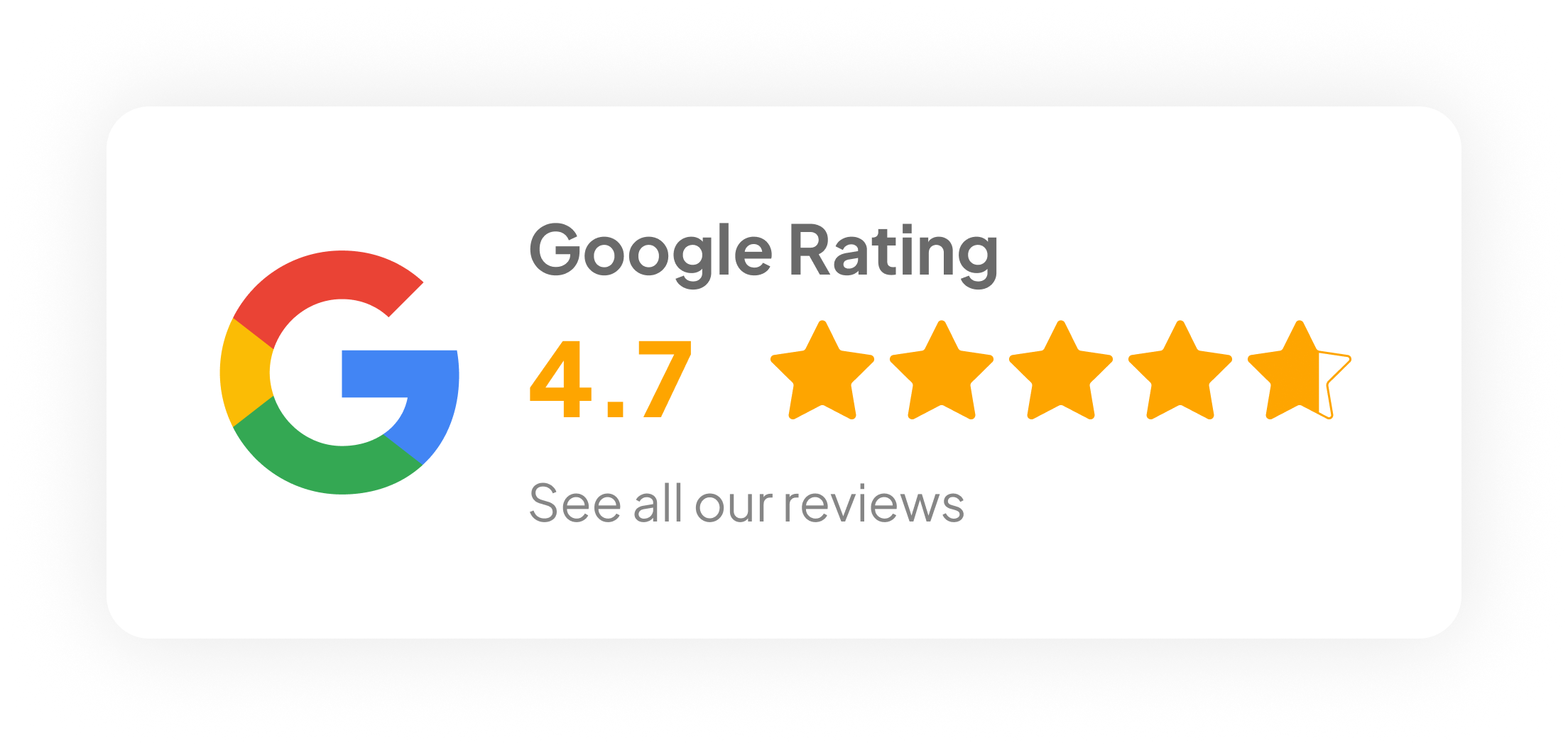 google ratings